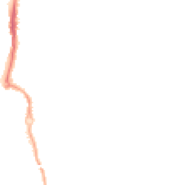 Night-time road noise heatmap for CV3 1BU