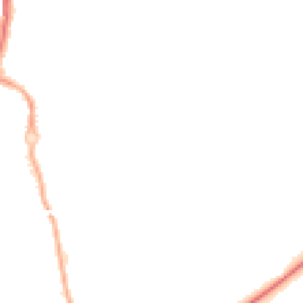 Night-time road noise heatmap for CV3 1DB
