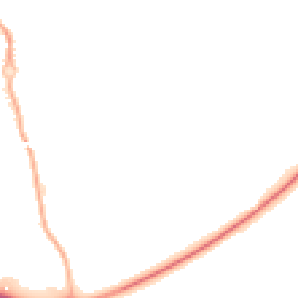 Night-time road noise heatmap for CV3 1DG