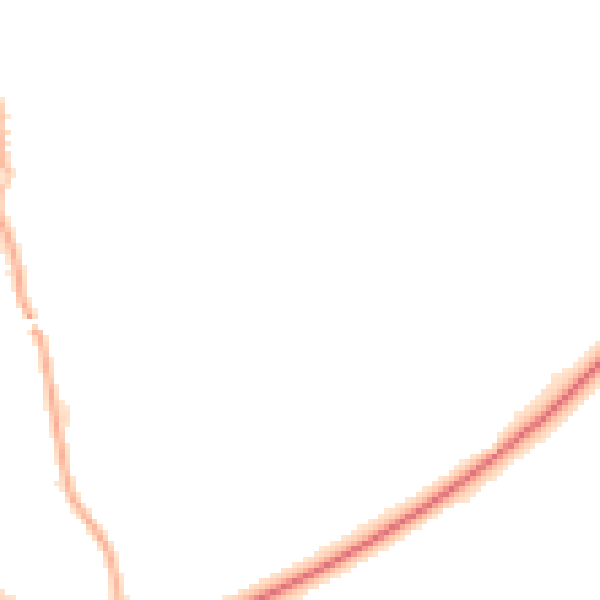 Night-time road noise heatmap for CV3 1DL