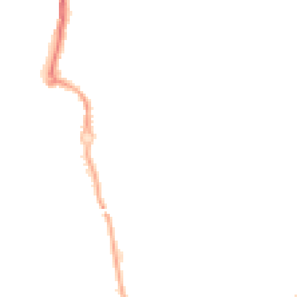 Night-time road noise heatmap for CV3 1NF