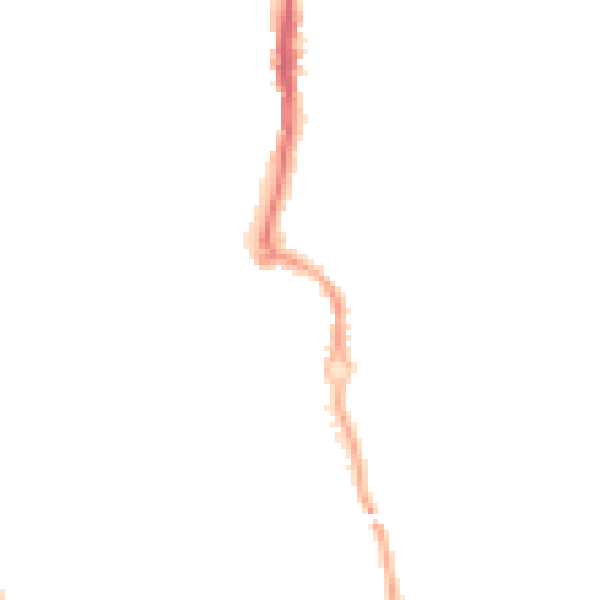 Night-time road noise heatmap for CV3 1NL