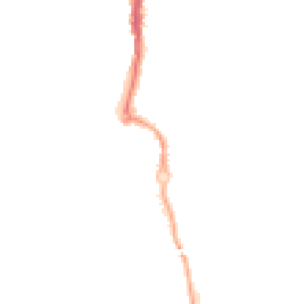 Night-time road noise heatmap for CV3 1NR