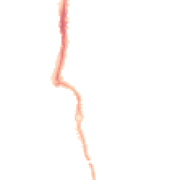 Night-time road noise heatmap for CV3 1PD