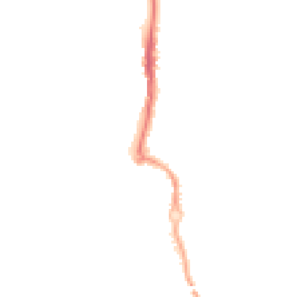 Night-time road noise heatmap for CV3 1PR