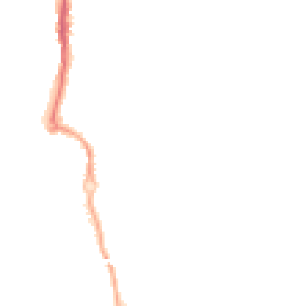 Night-time road noise heatmap for CV3 1PT