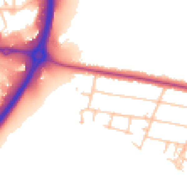 Daytime road noise heatmap for CV3 2BL