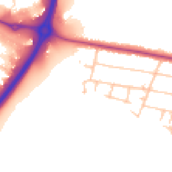 Daytime road noise heatmap for CV3 2BP