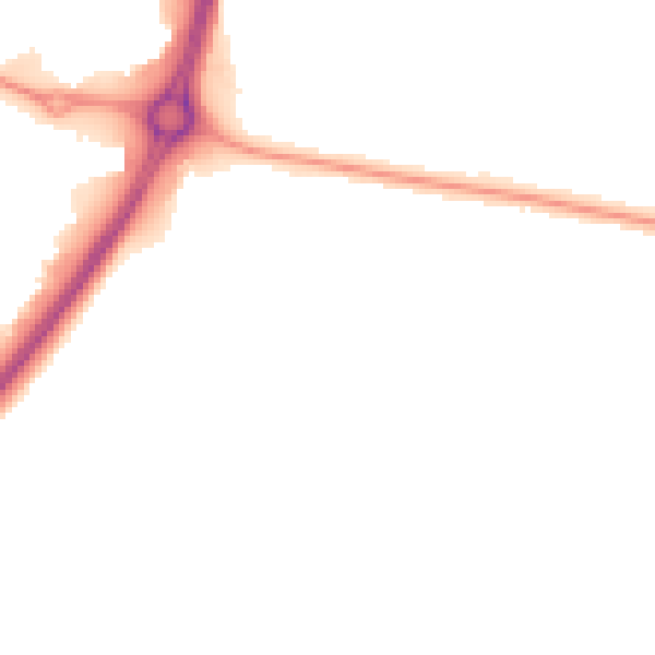 Night-time road noise heatmap for CV3 2BP