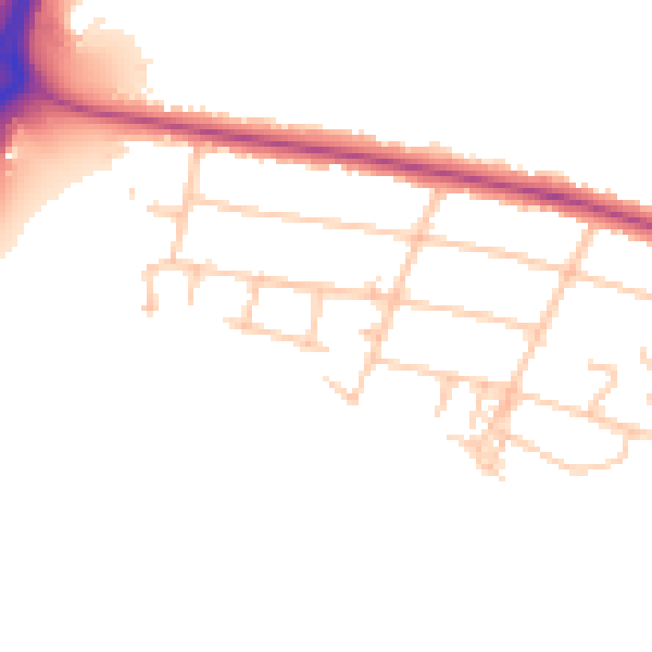 Daytime road noise heatmap for CV3 2BT