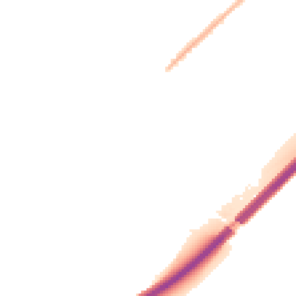 Night-time road noise heatmap for CV3 2EH