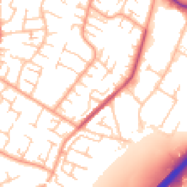 Daytime road noise heatmap for CV3 2EP