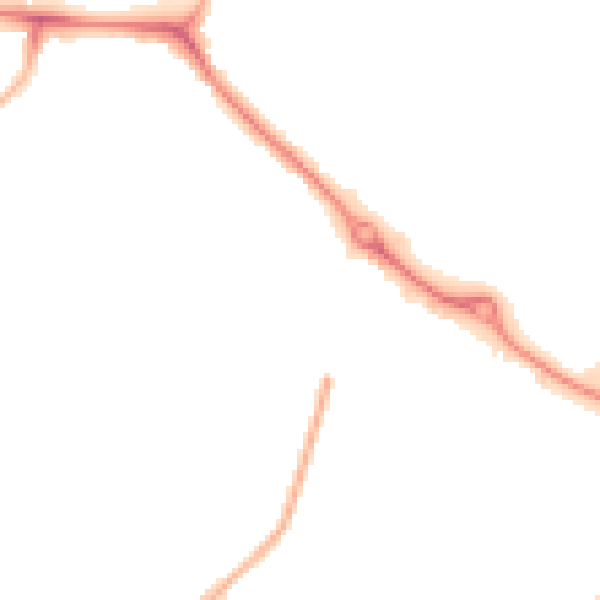 Night-time road noise heatmap for CV3 2ET