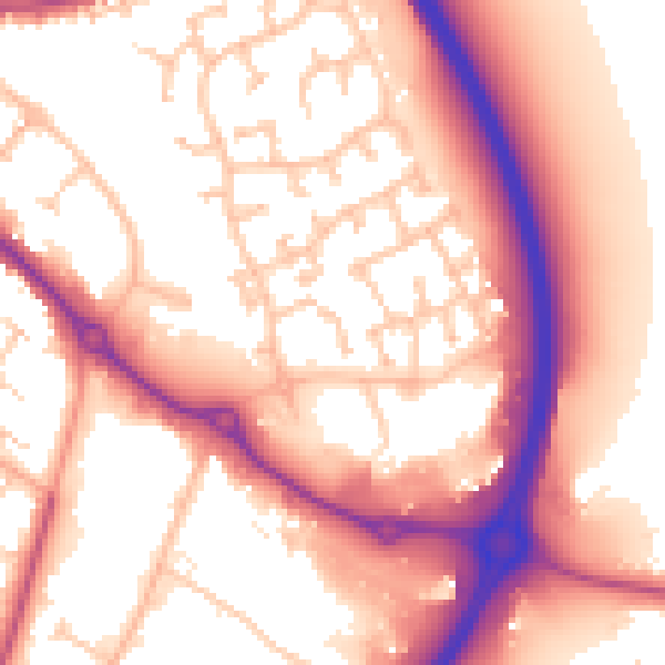 Daytime road noise heatmap for CV3 2FA