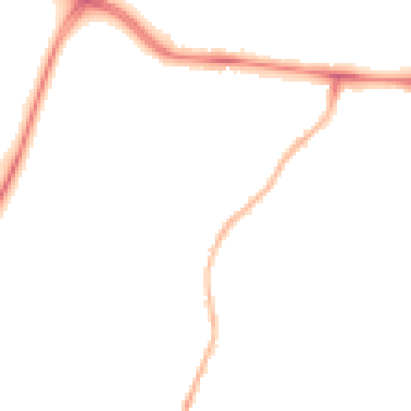 Night-time road noise heatmap for CV3 2FU