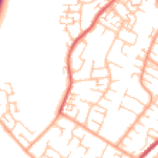 Daytime road noise heatmap for CV3 2GD