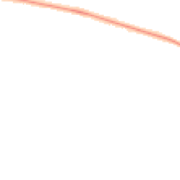 Night-time road noise heatmap for CV3 2JR