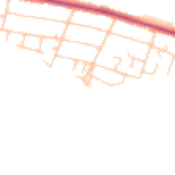 Daytime road noise heatmap for CV3 2LB