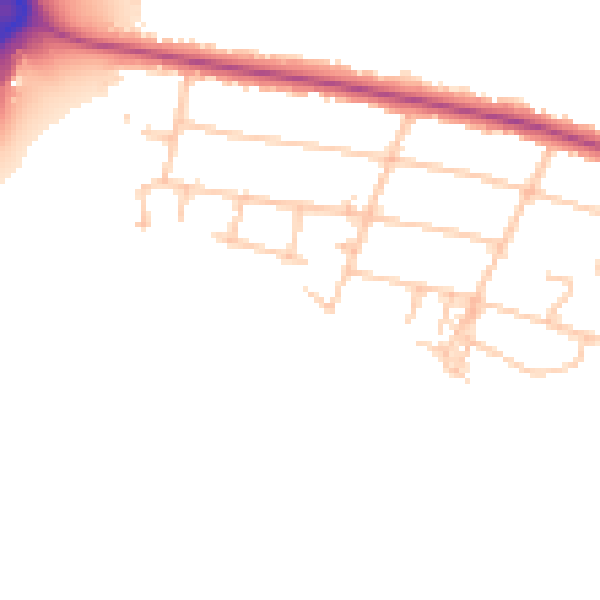 Daytime road noise heatmap for CV3 2NL
