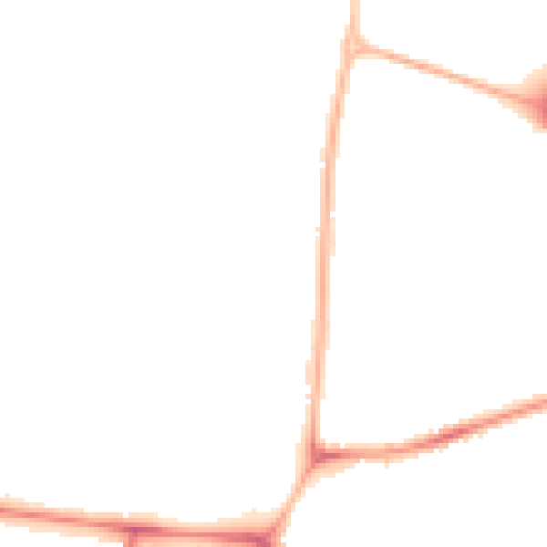 Night-time road noise heatmap for CV3 2NS