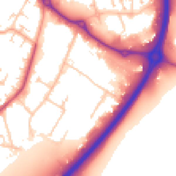 Daytime road noise heatmap for CV3 2NT