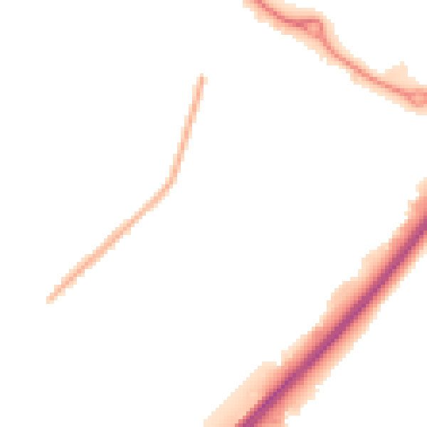 Night-time road noise heatmap for CV3 2NY