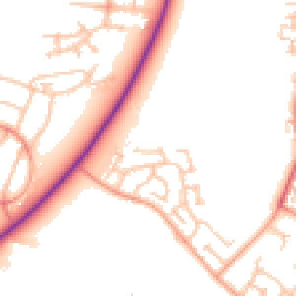 Daytime road noise heatmap for CV3 2PT