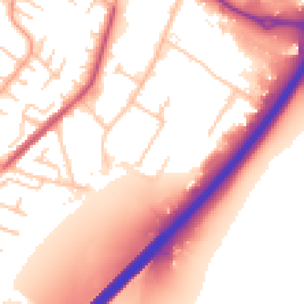Daytime road noise heatmap for CV3 2RL