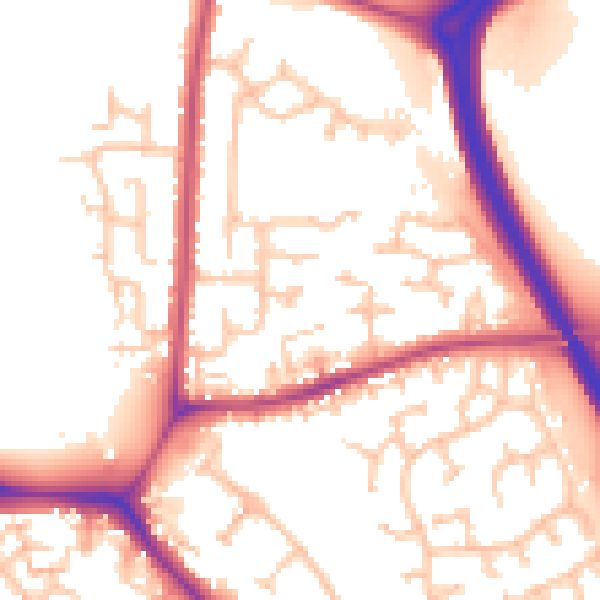 Daytime road noise heatmap for CV3 2RS