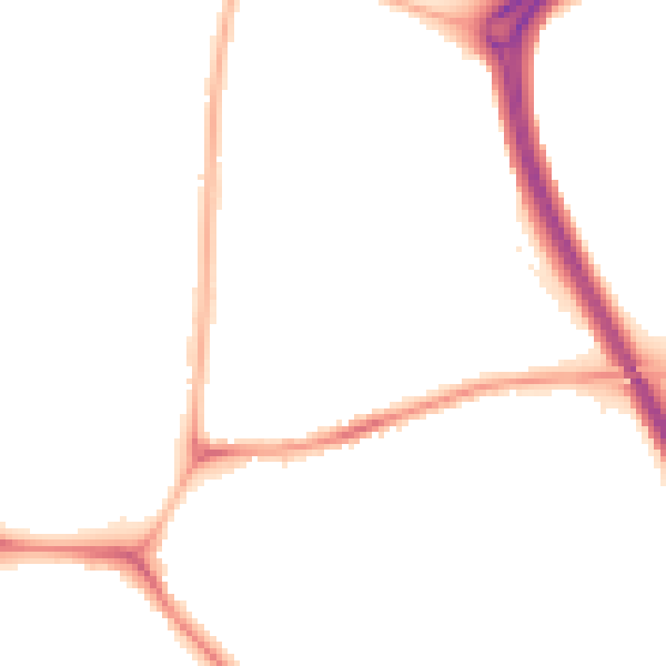 Night-time road noise heatmap for CV3 2RS