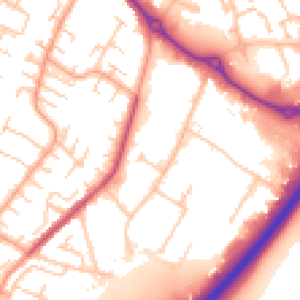 Daytime road noise heatmap for CV3 2SF