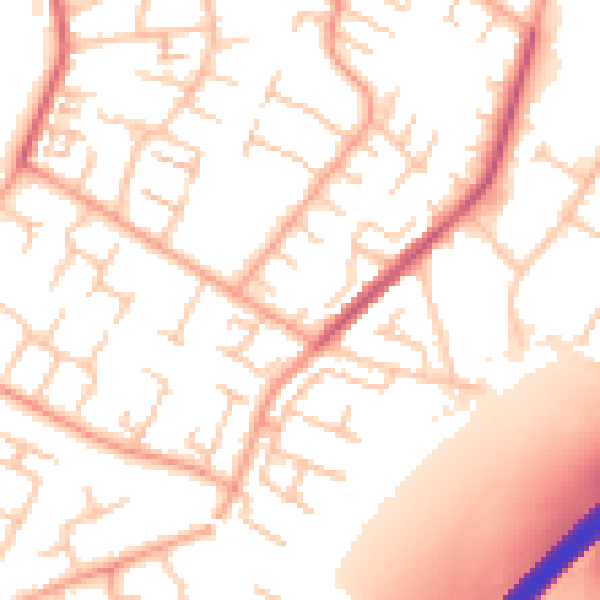 Daytime road noise heatmap for CV3 2SG