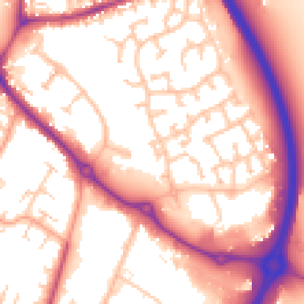Daytime road noise heatmap for CV3 2UP