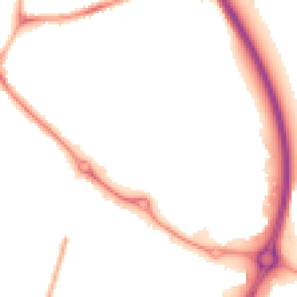Night-time road noise heatmap for CV3 2UP