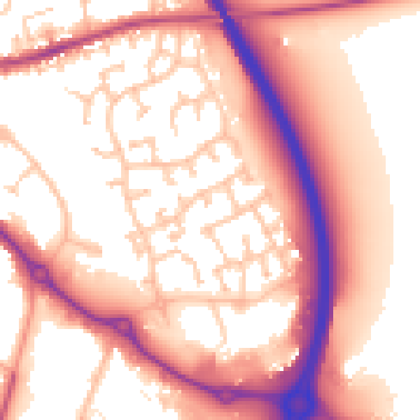 Daytime road noise heatmap for CV3 2US