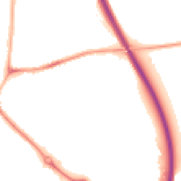 Night-time road noise heatmap for CV3 2XR