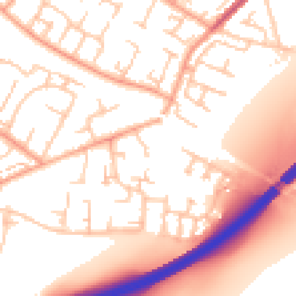 Daytime road noise heatmap for CV3 3FF