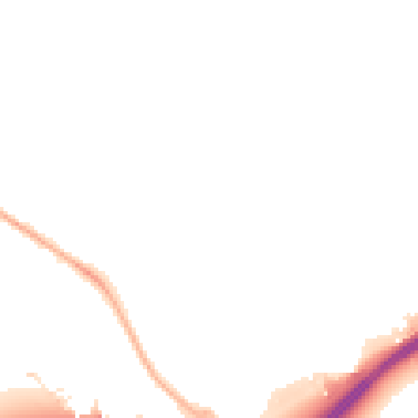 Night-time road noise heatmap for CV3 3GX