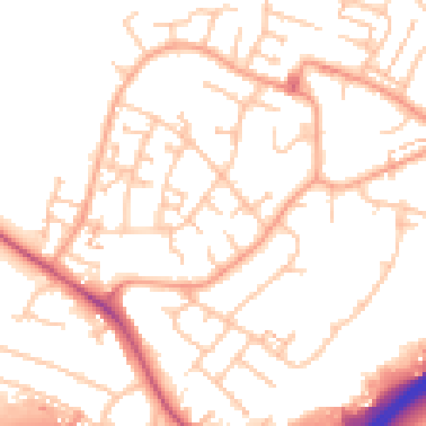 Daytime road noise heatmap for CV3 3HE
