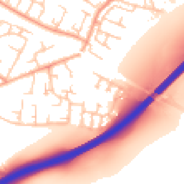 Daytime road noise heatmap for CV3 3JX