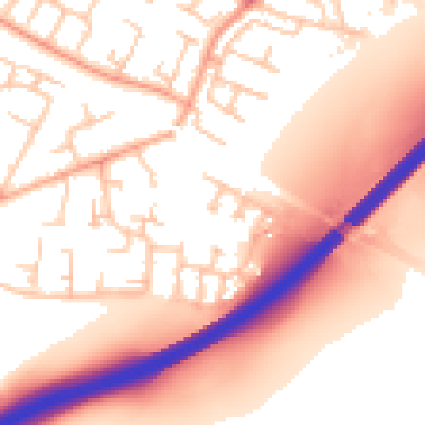Daytime road noise heatmap for CV3 3JY