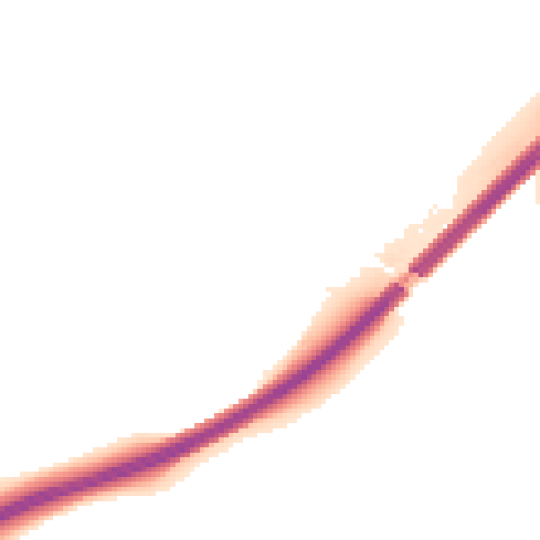 Night-time road noise heatmap for CV3 3JZ