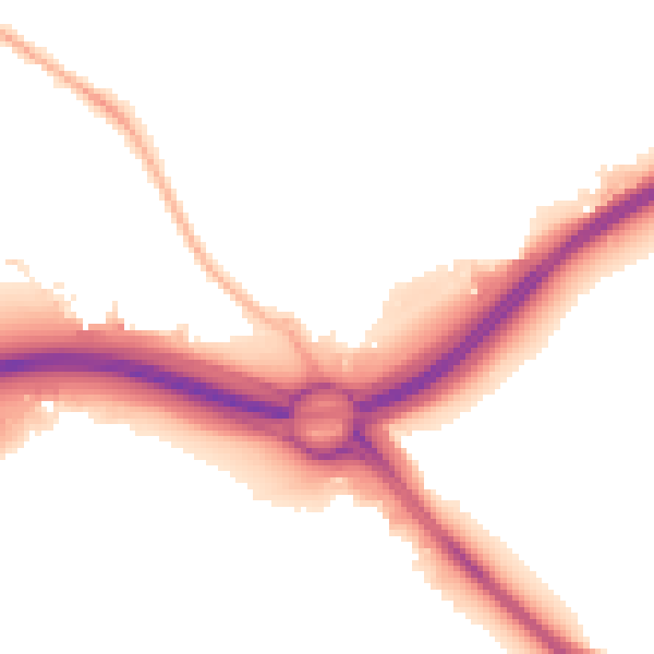 Night-time road noise heatmap for CV3 4FS