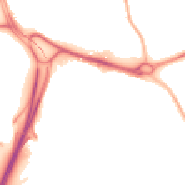 Night-time road noise heatmap for CV3 4GD