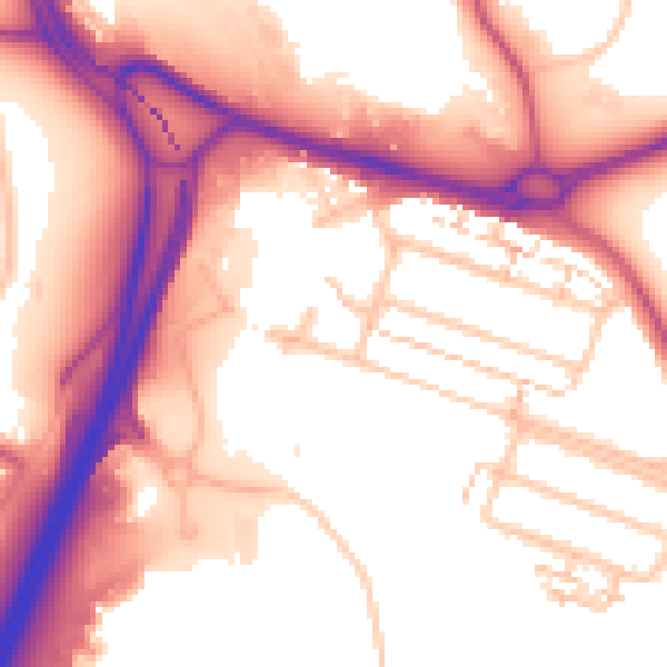 Daytime road noise heatmap for CV3 4GT