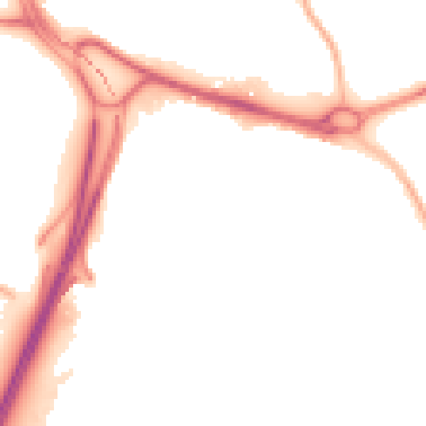 Night-time road noise heatmap for CV3 4GT