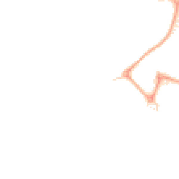 Daytime road noise heatmap for CV3 4PD