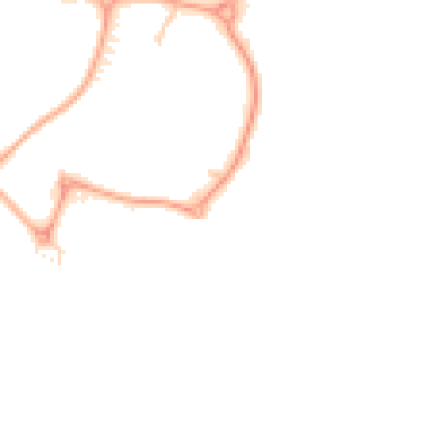Daytime road noise heatmap for CV3 4PE