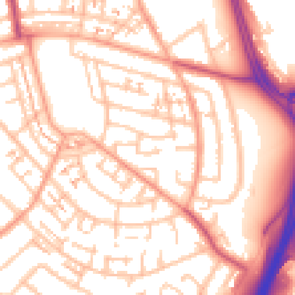 Daytime road noise heatmap for CV3 5PT