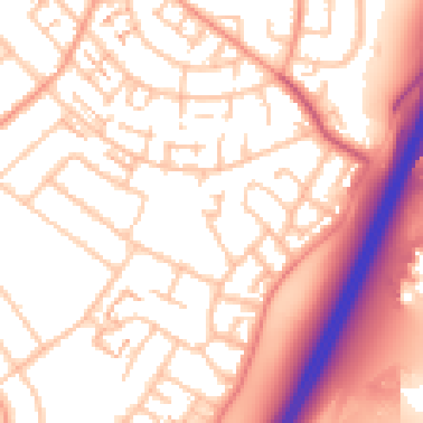 Daytime road noise heatmap for CV3 5PX